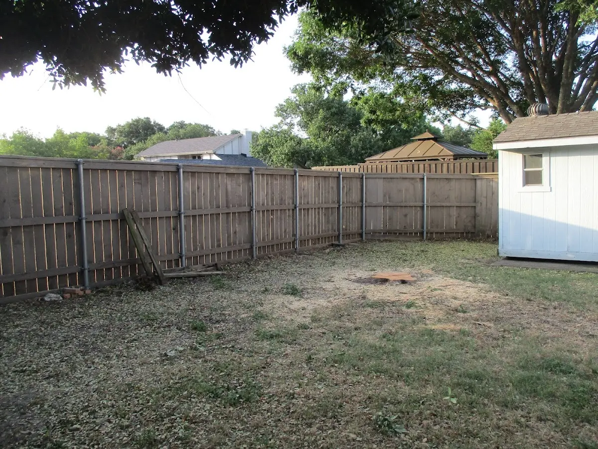 Cleared yard after professional tree removal in Bonne Terre